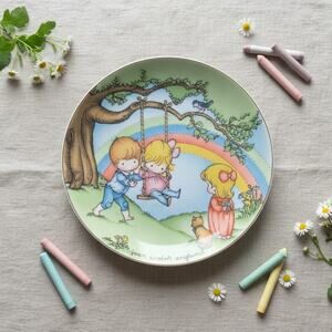 Vintage Joan Walsh Anglund “Make Each Day A Rainbow” Collectible Plate – 1981